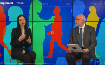 “Longennial Stories”: Marina Brambilla, Rettrice dell’Università degli Studi di Milano, e Luca Simoncelli  di Invesco, discutono il futuro di una società longeva